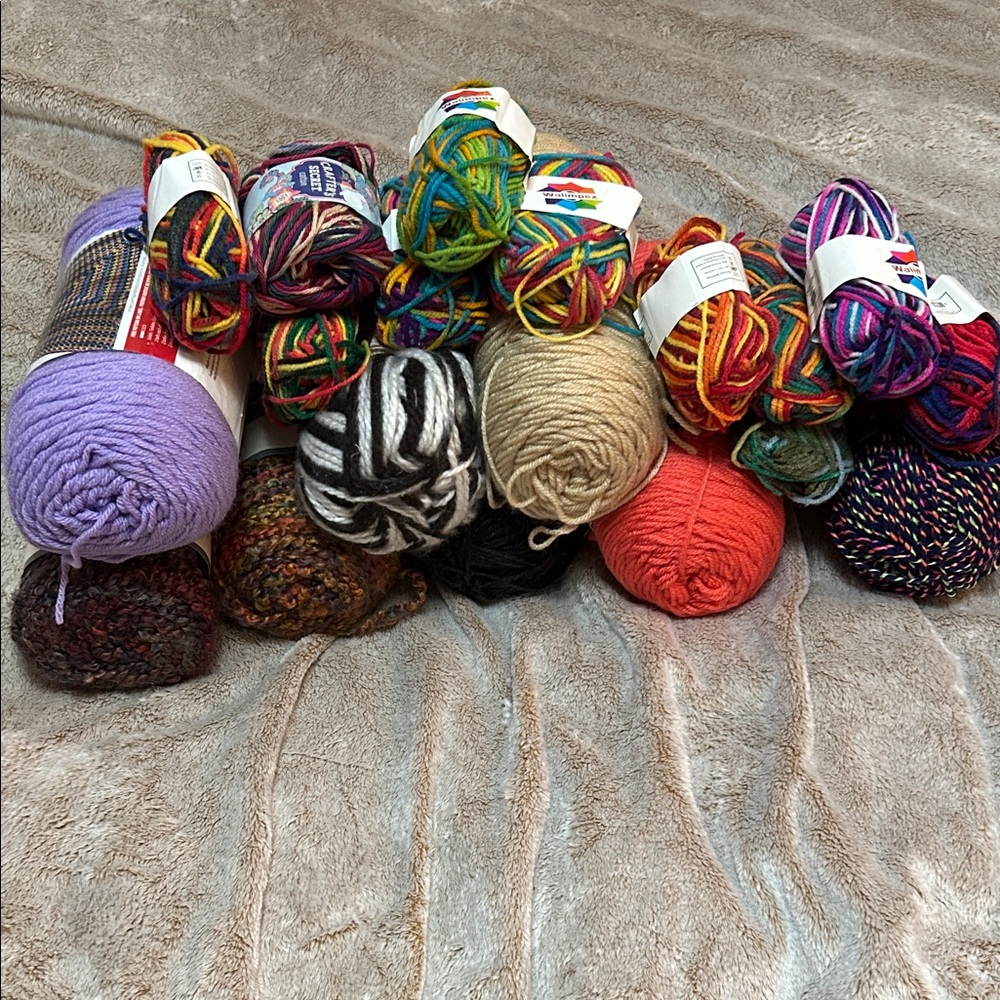 Colorful Yarn Bundle